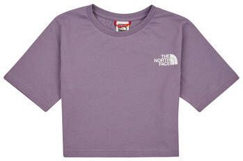 The North Face T-shirt Korte Mouw Girls S Crop Simple Dome Tee